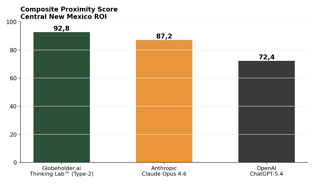 Composite proximity score across all three models